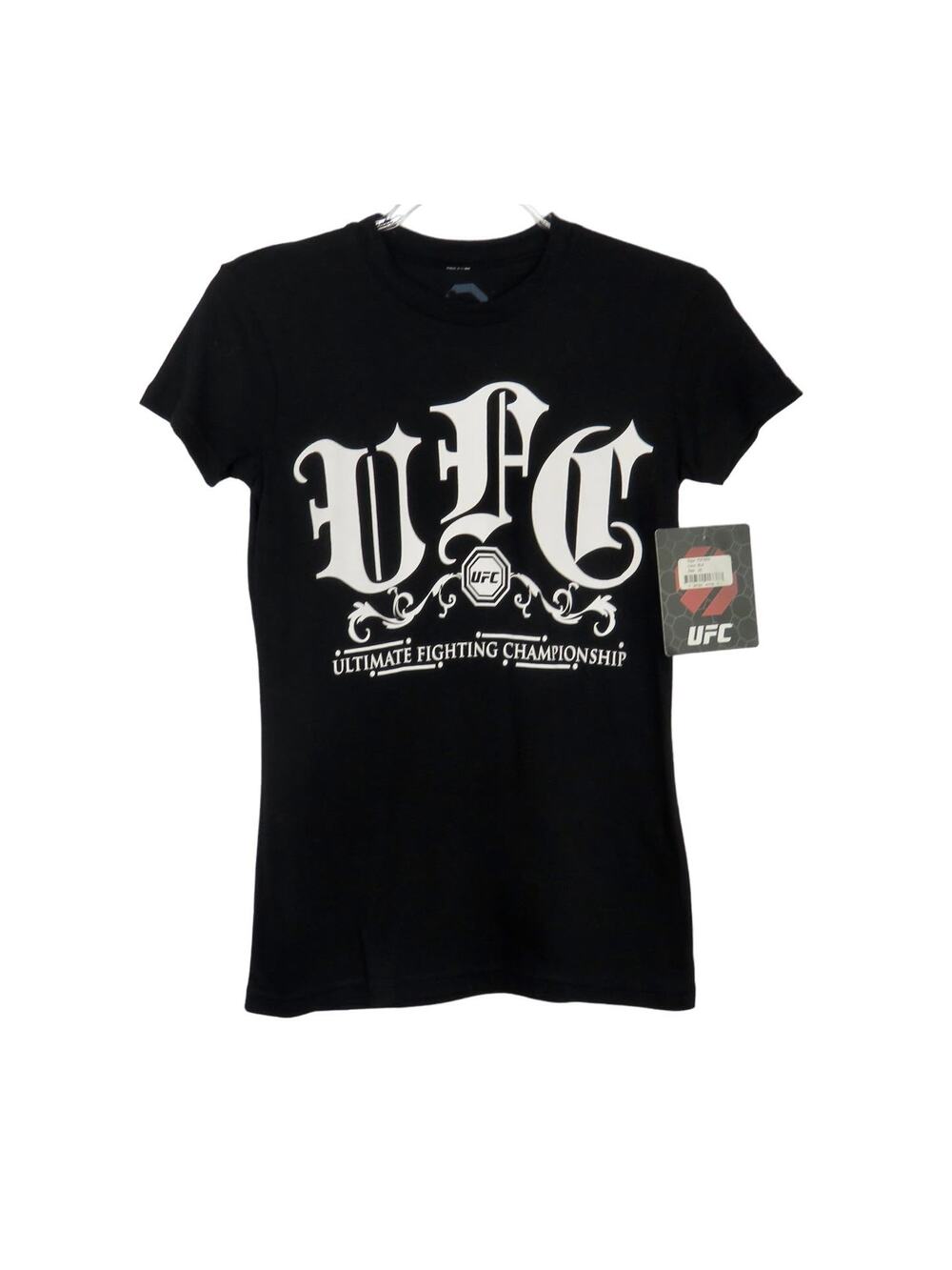 UFC Women's Black Crewneck Official T-Shirt Small